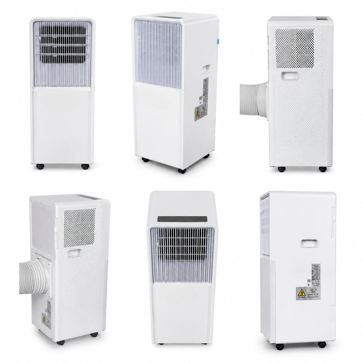 16000 BTU Portable Air Conditioner | All-in-One Plug-and-Play AC with Wheels (No Installation Required)