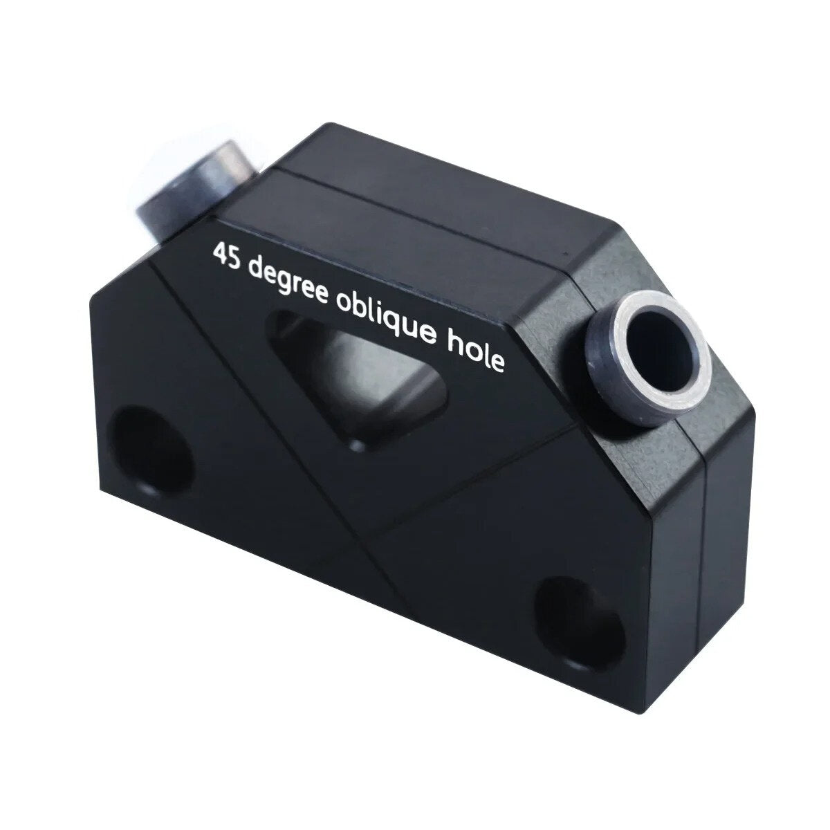 45-Degree Pocket Hole Jig Kit - Durable Aluminum, 9.5mm Drill Bit, Easy to Use Woodworking Tool for Precise Joints