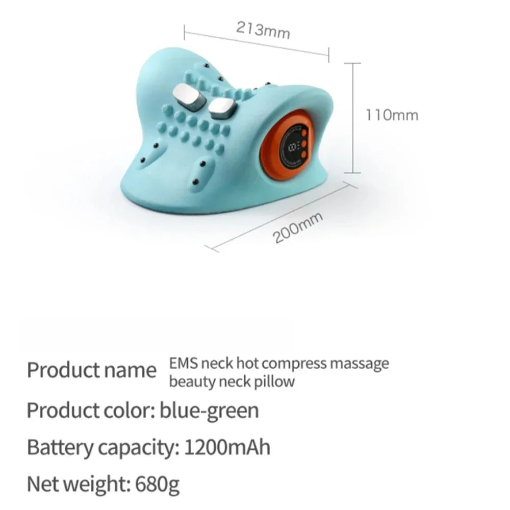 Multifunctional Infrared Neck Massager with Vibration & Heating for Cervical Support and Relaxation