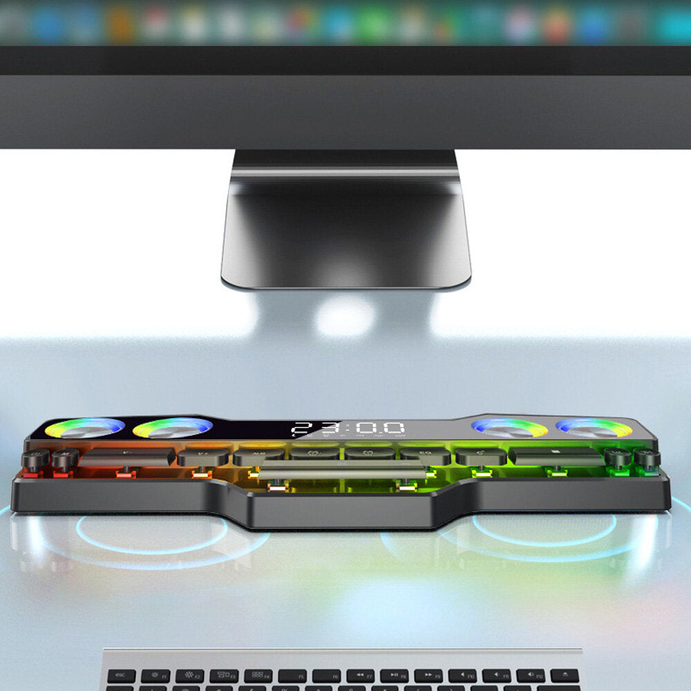 Colorful LED Bluetooth Speaker Home Radio Game Computer Audio Colorful Light