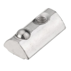 50pcs 20 Series Elastic Nut Round Roll T Slot Spring Nut for 20 Series Aluminum Profile