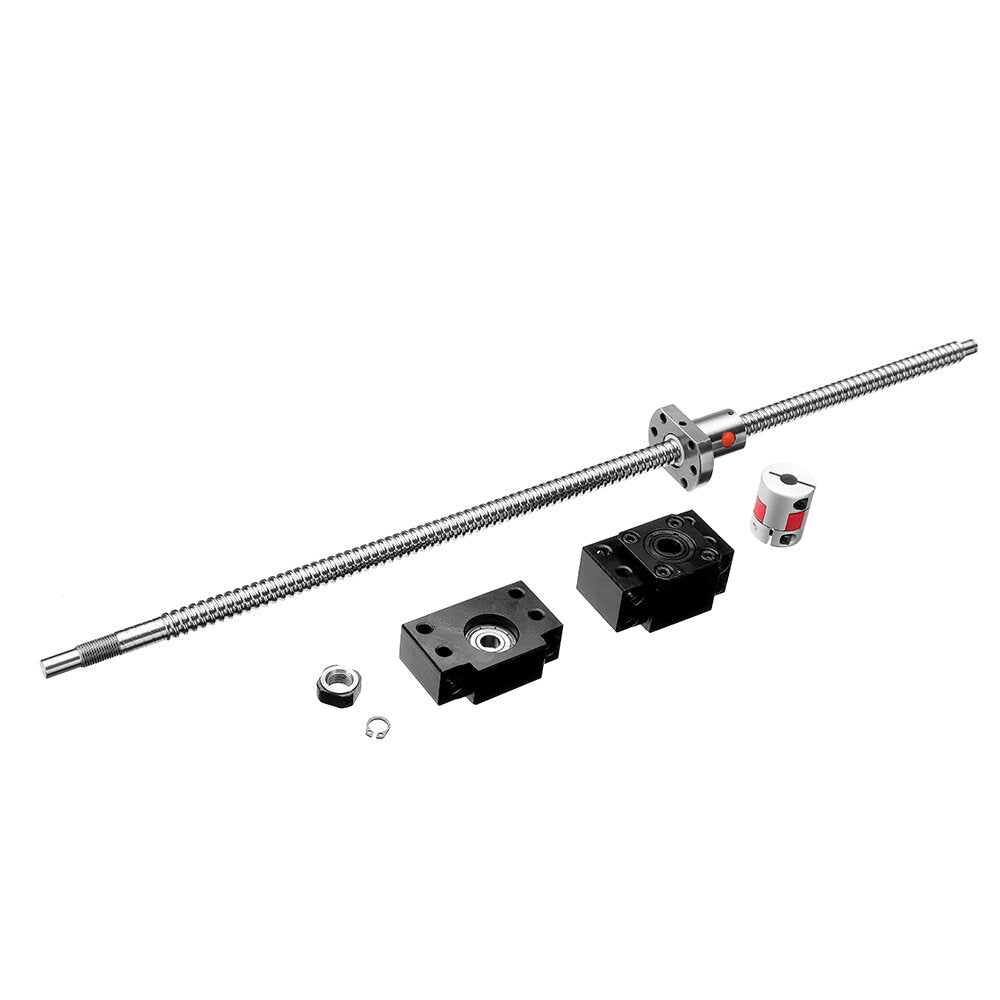 500mm Ball Screw+1204 Ball Nut+BK/BF10 End Supports+6.35x8mm Coupler