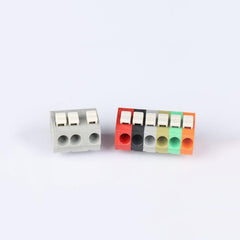 10PCS 5 Pin Plug-in Brass Wire Connector Terminals LED Flame Retardant Terminal Block Connector