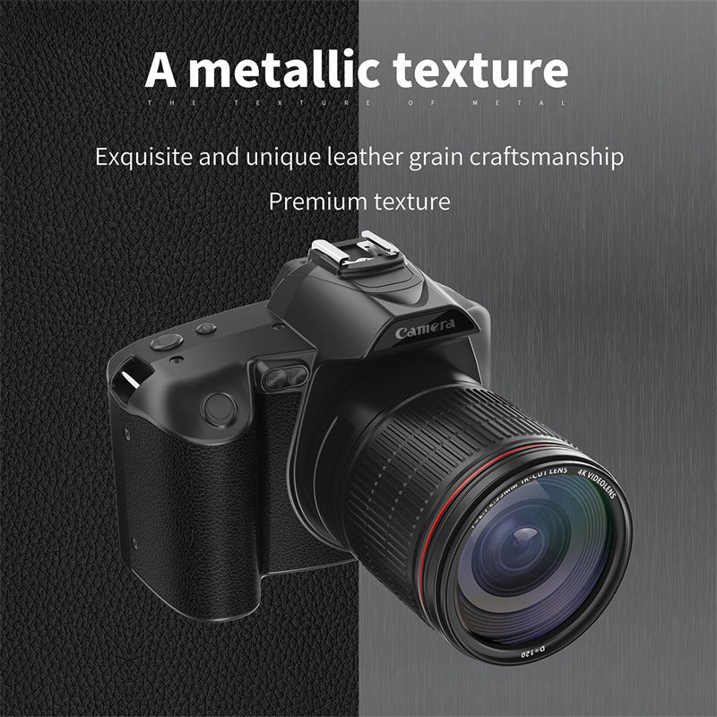 6400MP HD WiFi 4K Dual Lens Camcorder, 3" IPS Display, 16X Zoom, DSLR for YouTube Streaming & Vlogging