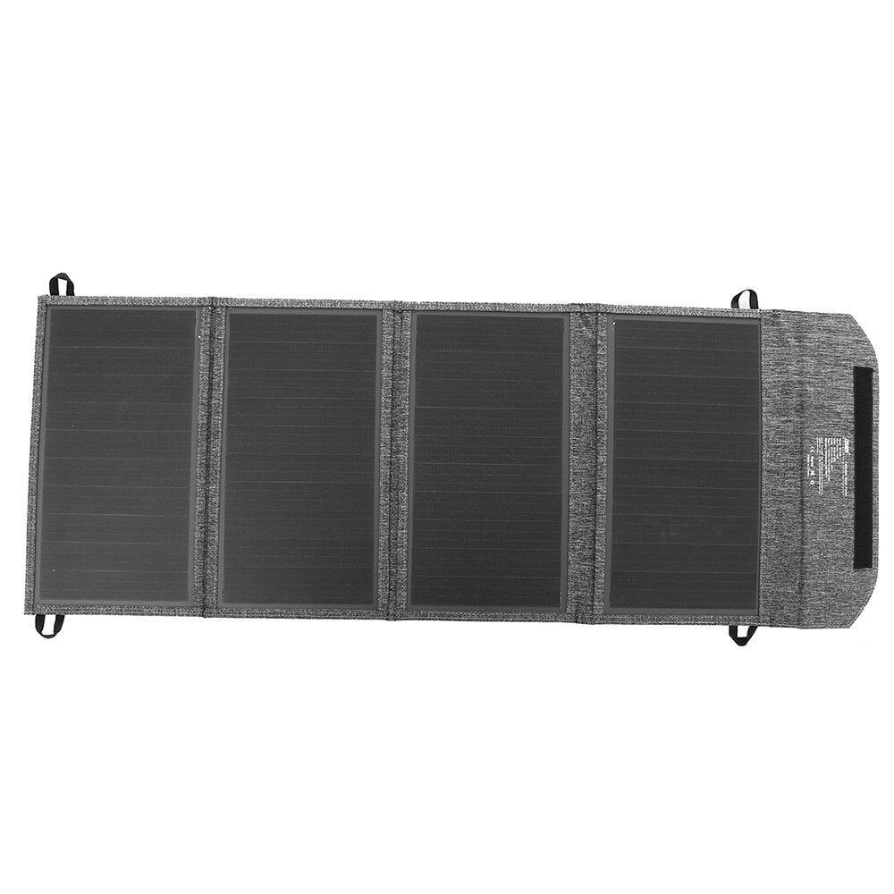 40W Solar Panel Mini Foldable Waterproof Battery Charger with DC & PD & USB Output for Car Camping Mobile Phone