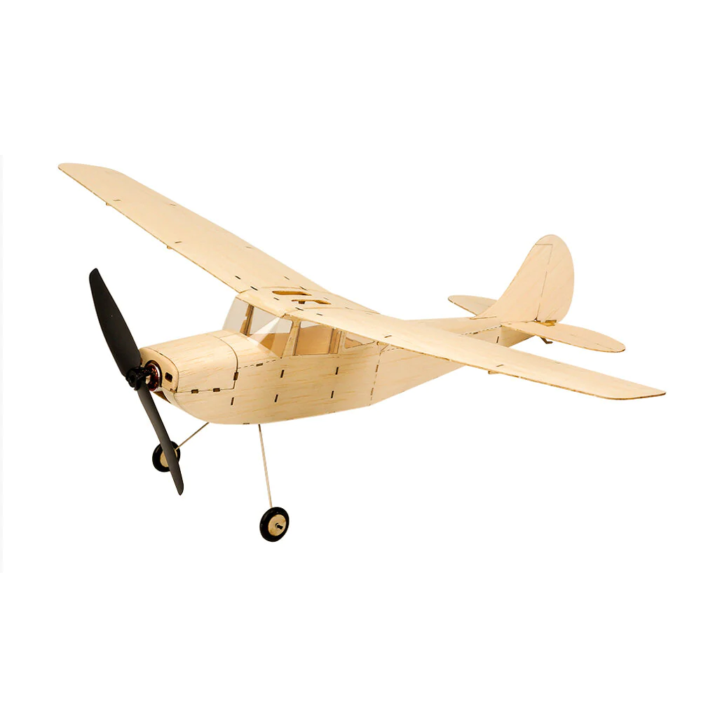 445mm Wingspan Balsa Wood Tainer Beginner RC Airplane Kit With Power Combo