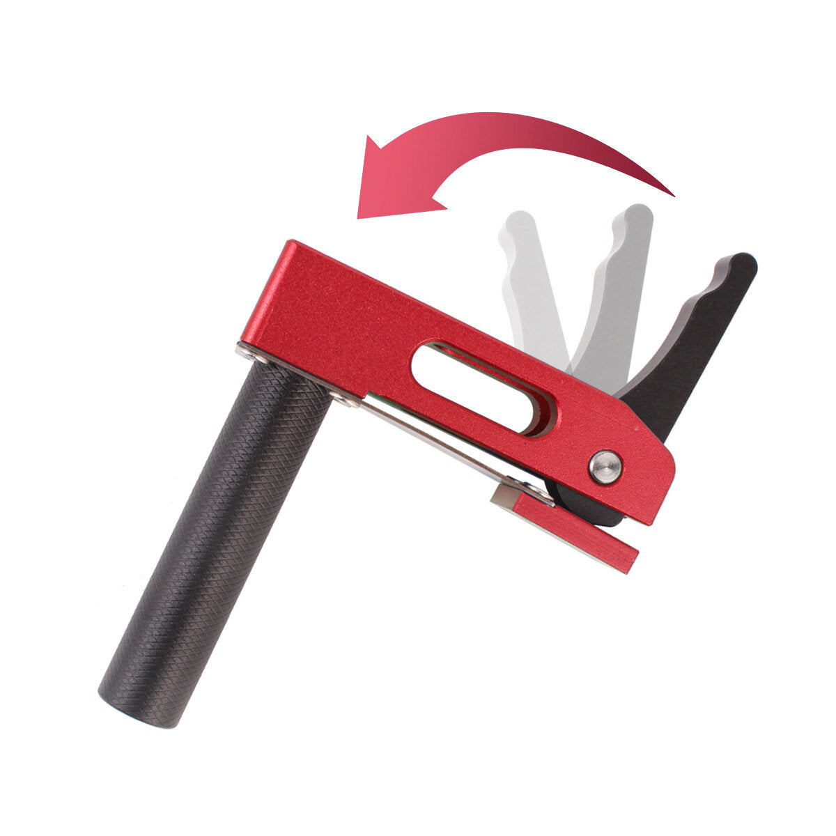 Woodworking Desktop Quick Acting Hold Down Clamp for 20MM Benches - Secure, Versatile, Efficient Tool (Blue/Red)