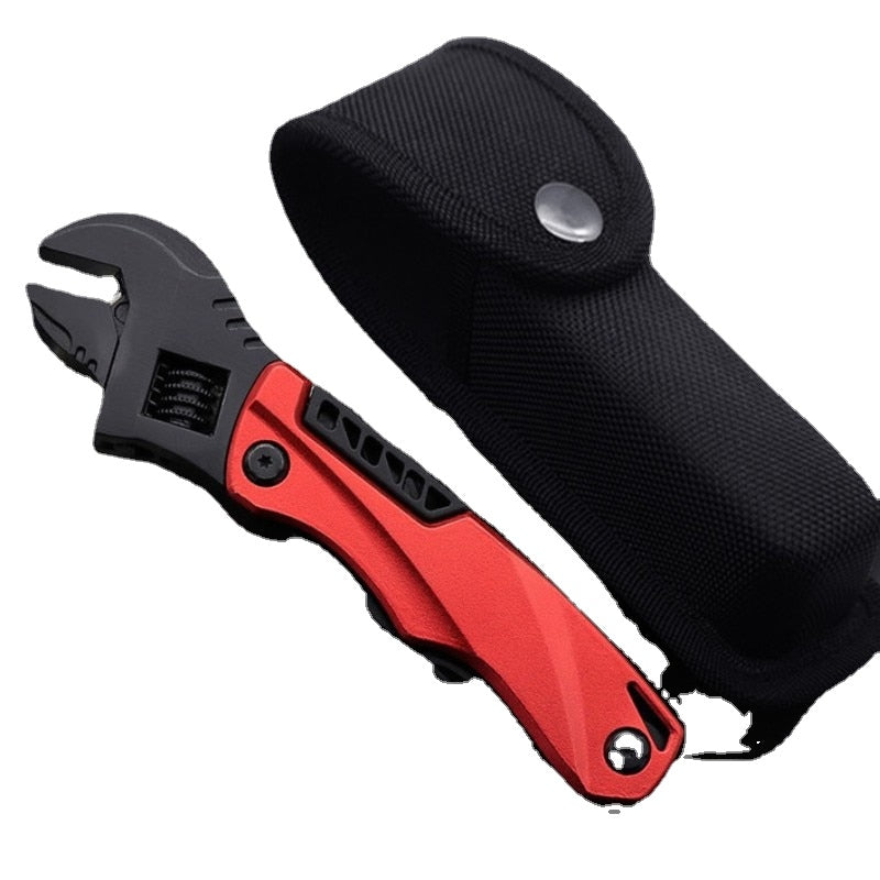Multi Outdoor Camping Tools Adjustable Wrench/Car Multi-function Lifesaving Hammer Mini Pockets Multifunctional Tool