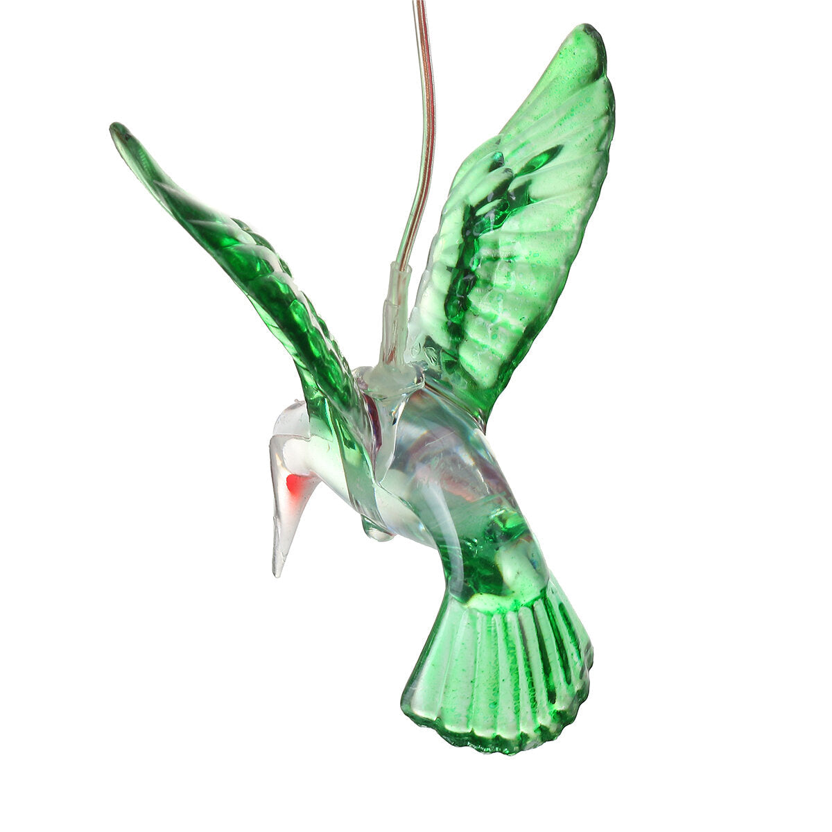 Color Changing LED Solar Power Lamp Hummingbird Wind Chime Light Hanging Decor