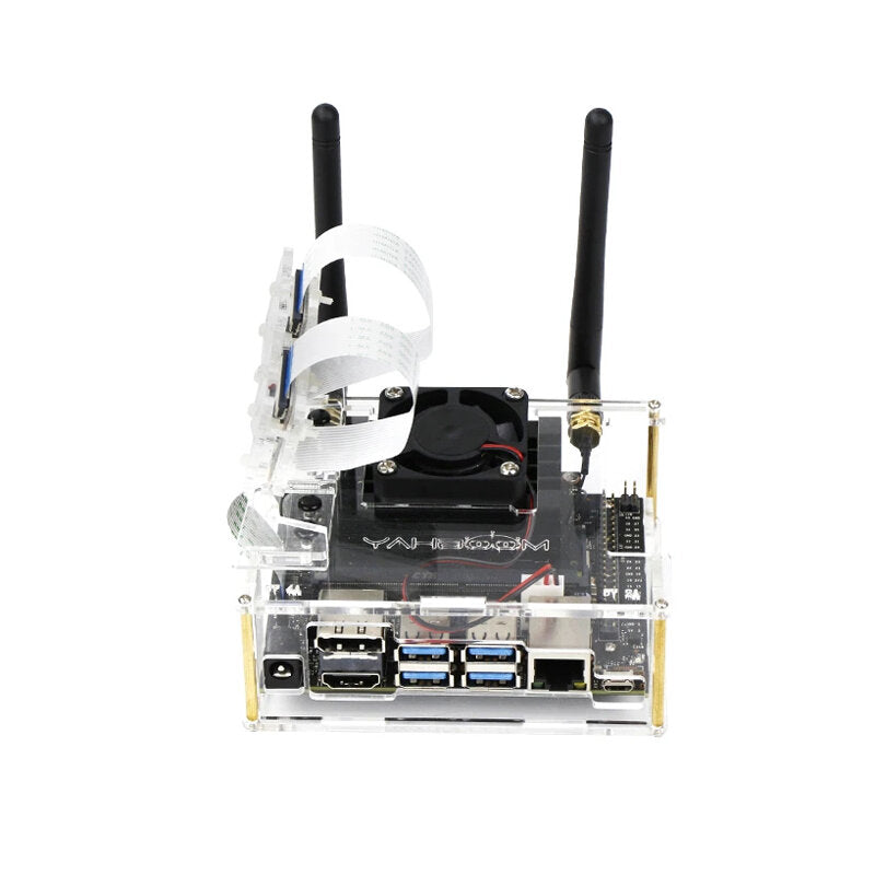 Nano Development Board Acrylic NVIDIA Protective Case With Cooling Fan Compatible B01