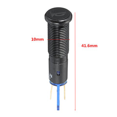 10MM LED Dashboard Warning Signal Light Van Dash Panel Indicator Lamp 12/24/36V