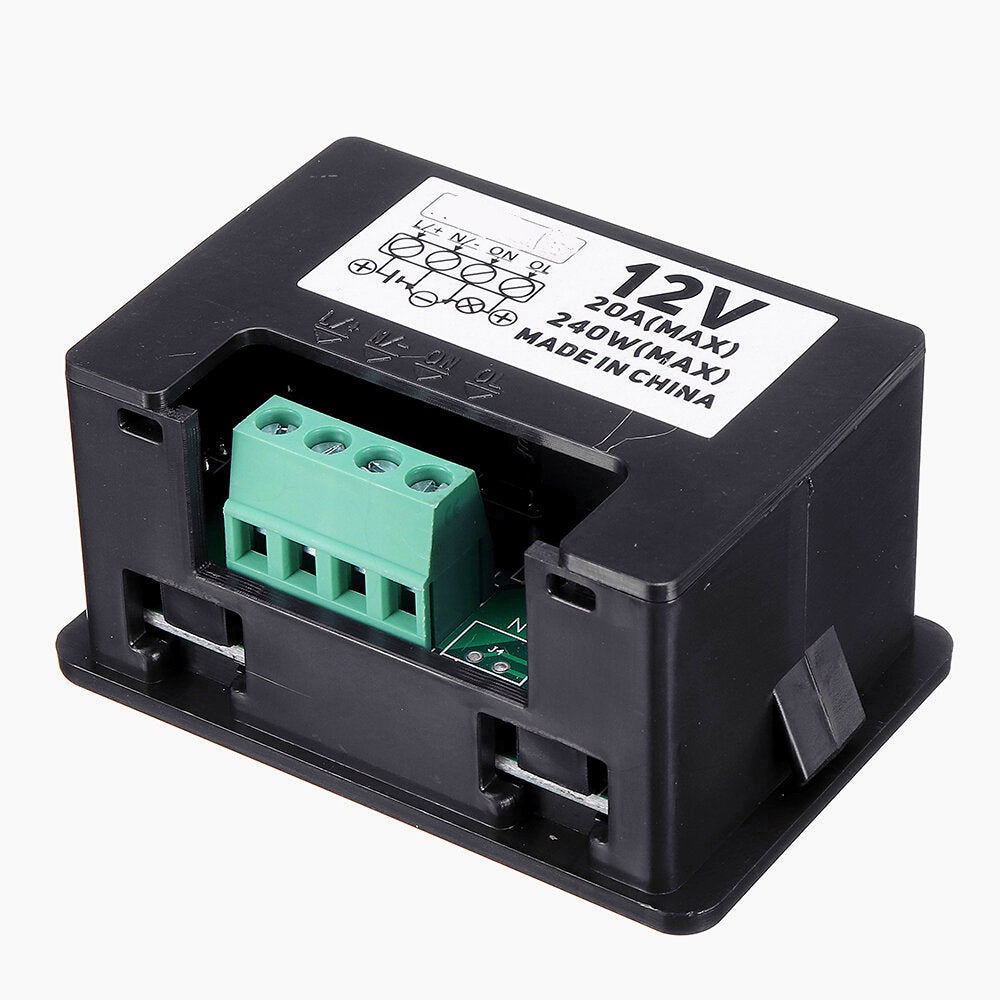 5Pcs T2310 DC12V Programmable Digital Time Delay Switch Relay T2310 Normally Open Timer Control Module 0-999S/Min/Hour
