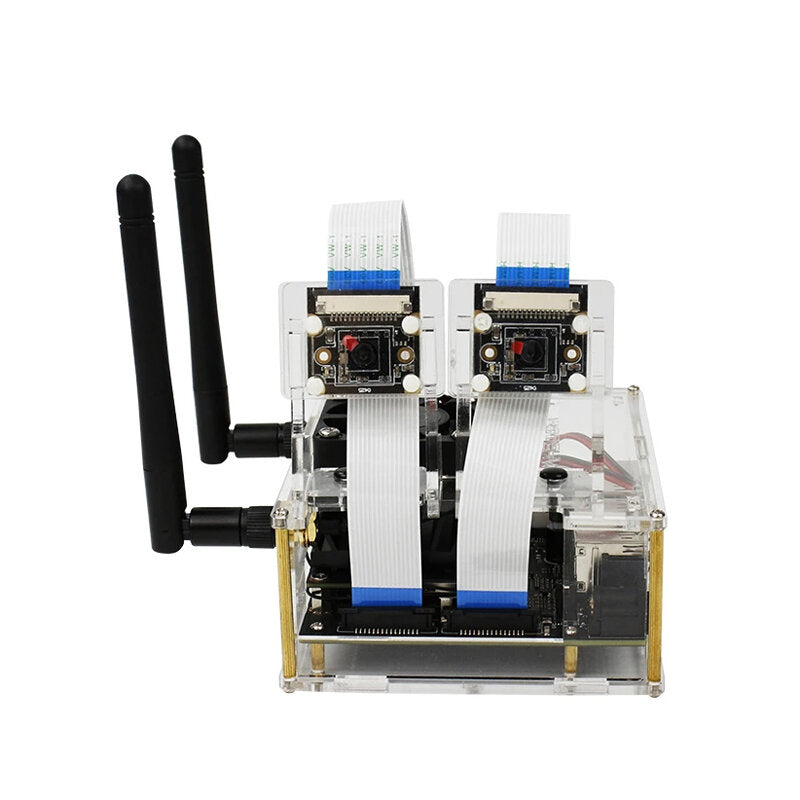 Nano Development Board Acrylic NVIDIA Protective Case With Cooling Fan Compatible B01