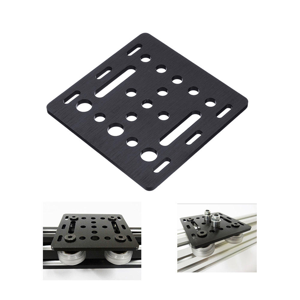 Aluminum V-Slot Gantry Plate for 2020 Aluminum Profiles Extrusions CNC Router Machine