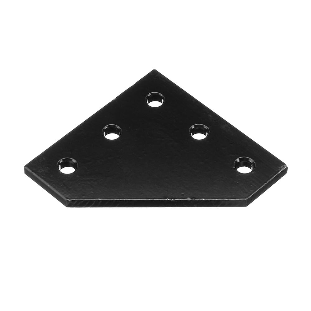 5 Holes Aluminum Profile Connector Joint Plate Corner Bracket for 2020 Aluminum Profile Pack4
