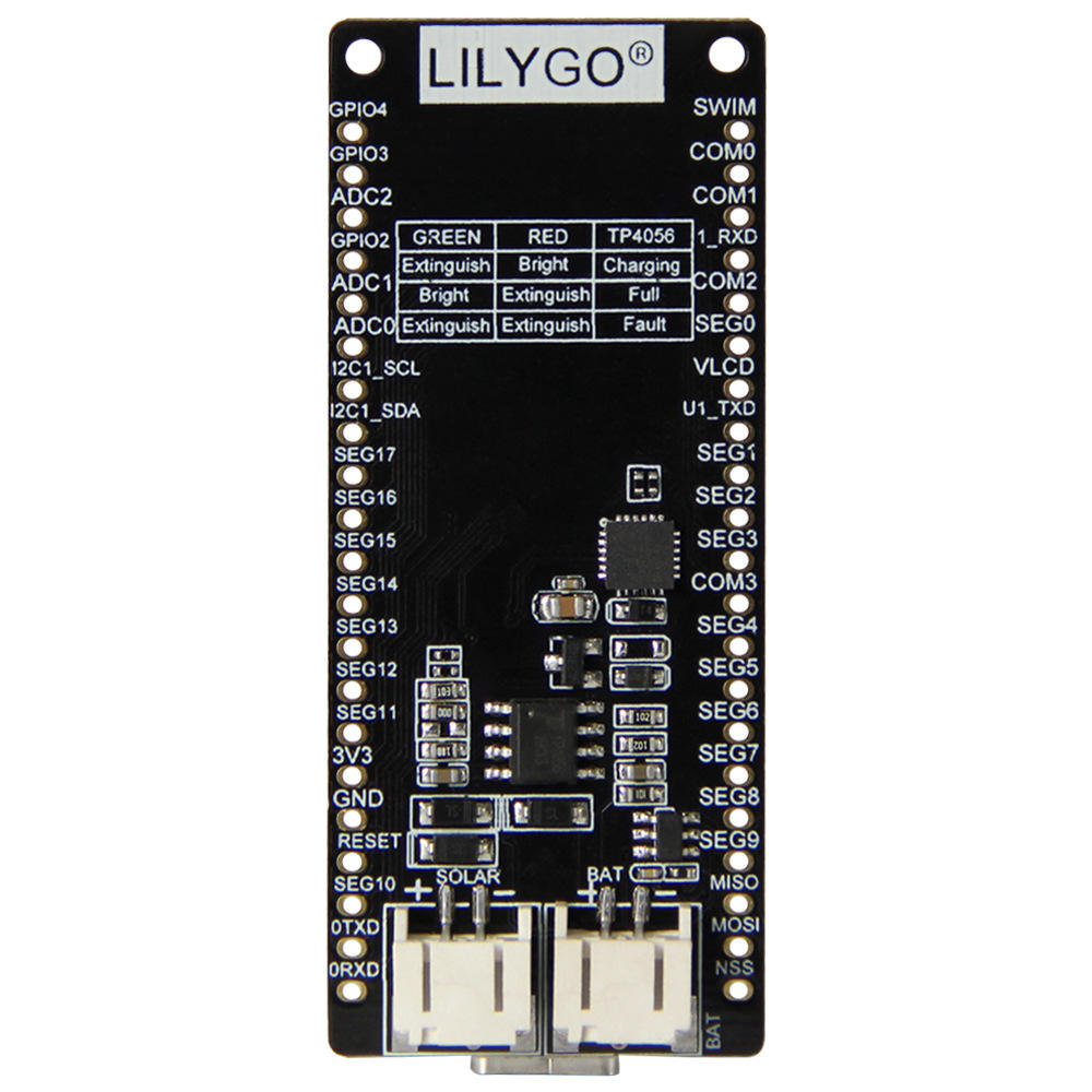 T-Solar Development Board ASR6505 Integrates SX1262LORa Module Solar Power Supply Interface