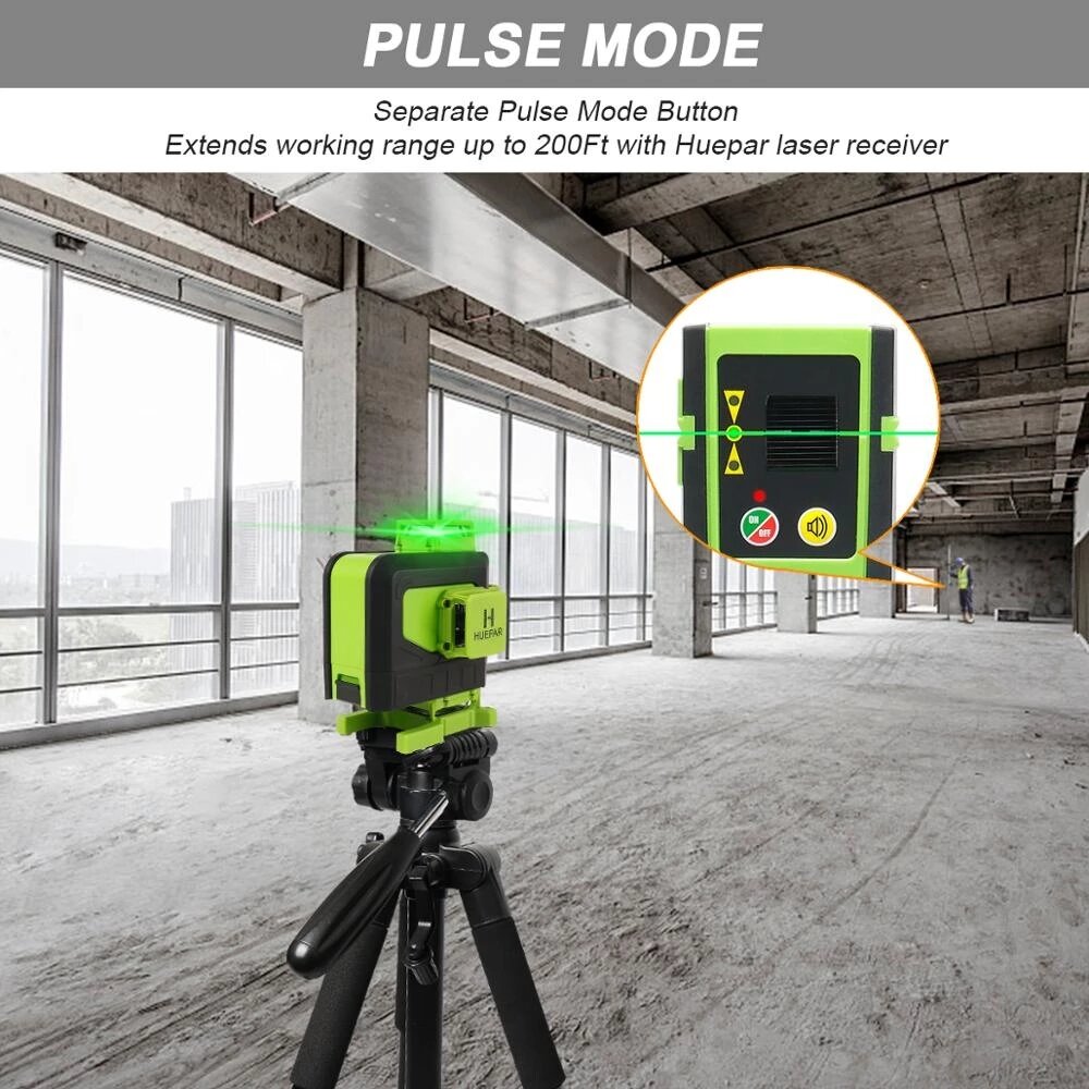 16 lines 4D Cross Line Laser Level Green Beam Line with Remote Control for Tiles Floor Multifunction