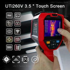 GreenZech Industrial 260-V | 256x192 HD Thermal Imaging Camera | Integrated 30m Laser Ranging & 5MP Visible Light Imager