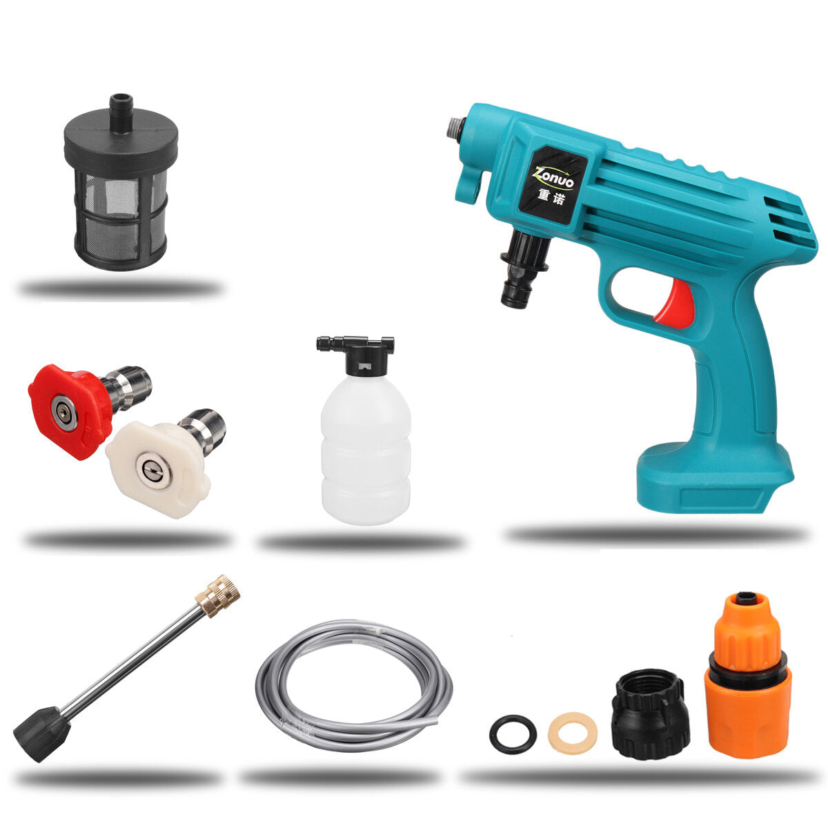 88VF Cordless High Pressure Washer Car Washing Spray Guns Water Cleaner