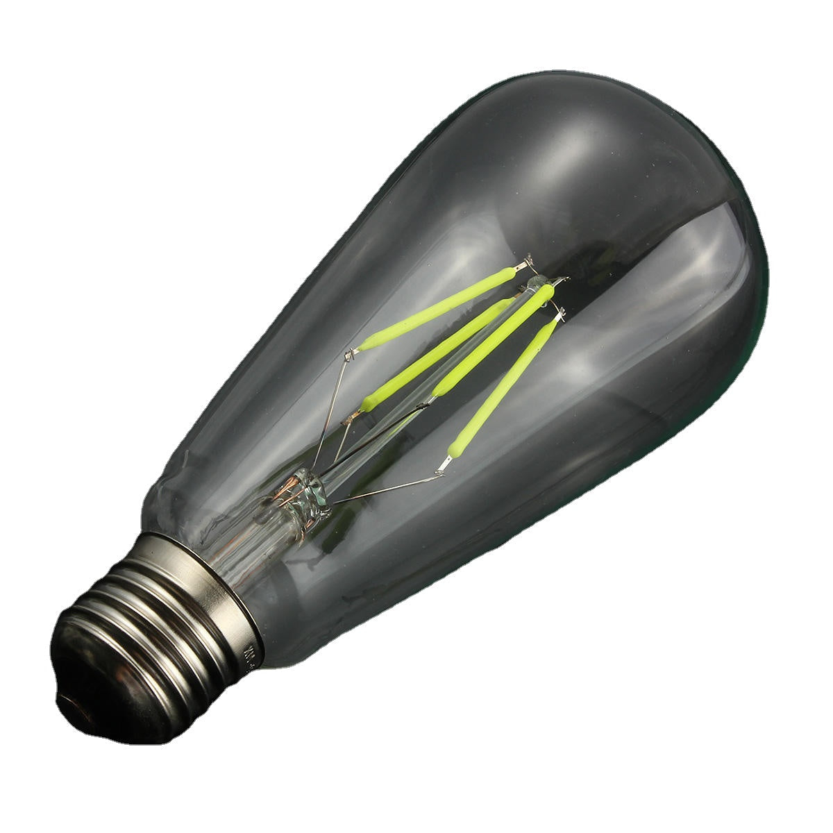 Retro LED 4W Squirrel Cage Colorful Filament Glass Light Lamp Bulb AC 220V