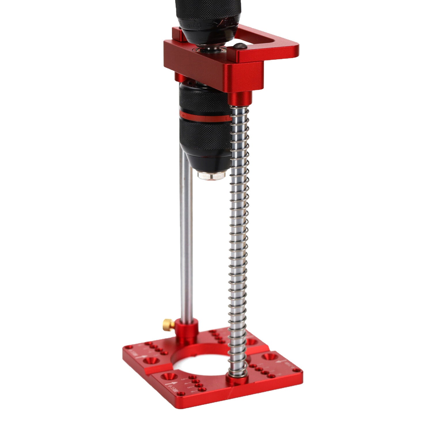 Multifunctional Woodworking Drilling Tool for Power Drills, 3-75mm Thickness, 26/35mm Hinge Holes, Adjustable Settings