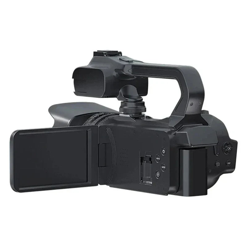 4K 64MP WiFi Camcorder with 18X Zoom, 4.0" Touch Screen & 2.4G Remote for Meetings, Conferences & Weddings - AF Function