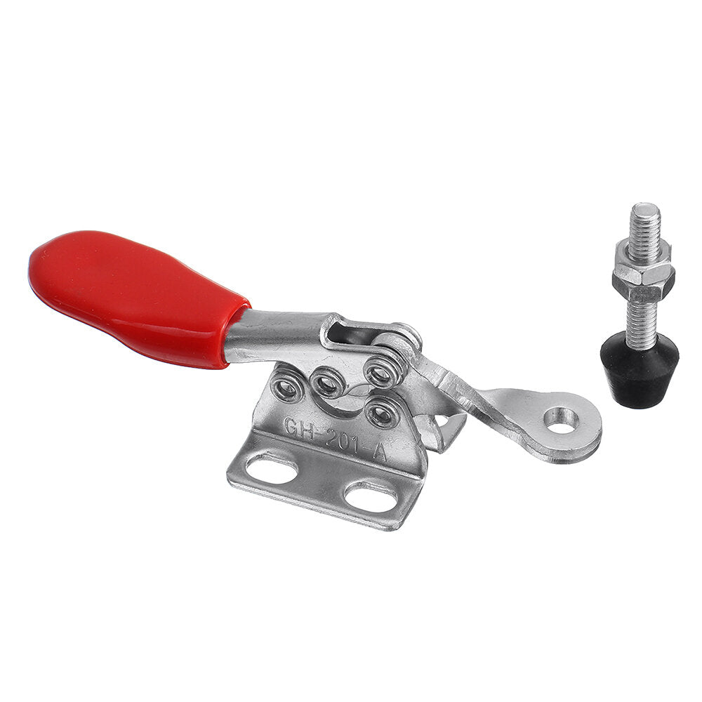 2Pcs Woodworking Tooling Positioning Quick Release Manual Tool 27kg Clamping Capacity Horizontal Clamping Clamp