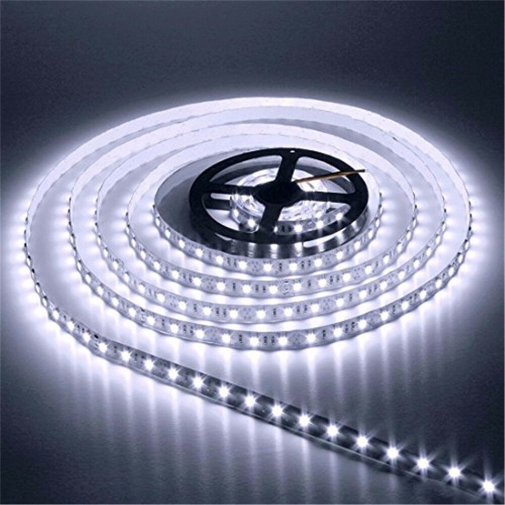 5M 600LEDs 3528 SMD Cool/Warm White  Flexible LED Strip Light Lamp