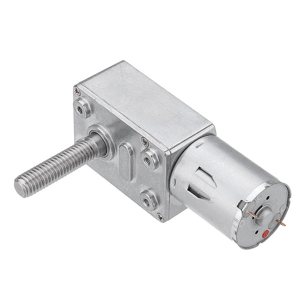 DC 24V Self-locking Worm Gear Motor 10/30/90/150RPM Gear Turbine Reduction Motor