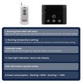 12V 6KW Water Plumbing Heater Remote Control LCD Monitor Gasoline Diesel Air Car Heater Universal for Truck SUV Bus RV Boats