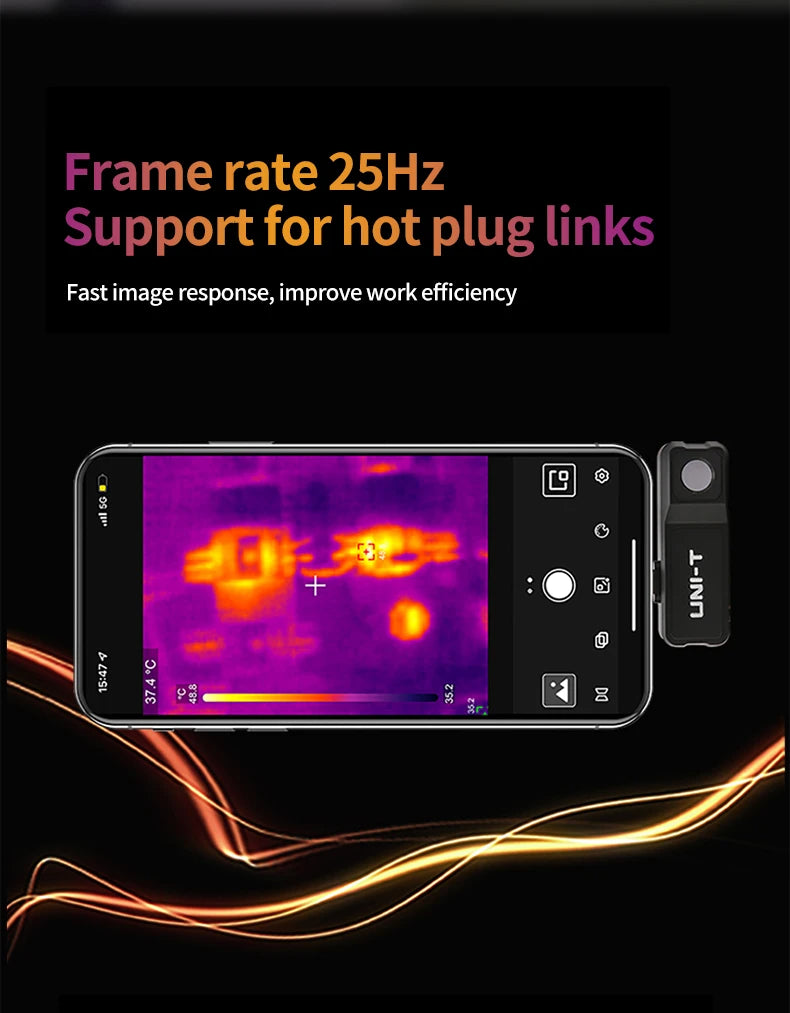 GreenZech Mobile 120 Series | Smartphone Thermal Imaging Camera | 120x90 HD Infrared Imager for iOS & Android