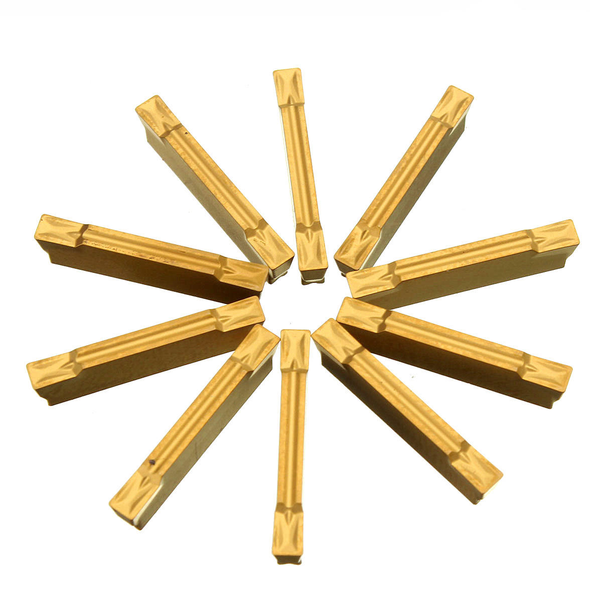 10x10 x100mm Grooving Tool Holder With 10pcs MGMN200 Insert Blade For 2mm Cut