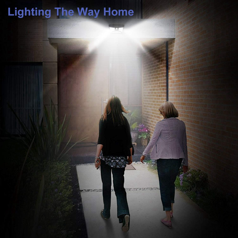Solar Power 68 LED Wall Light PIR Motion Sensor Waterproof Outdoor Garden Yard Security Lamp