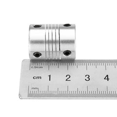 6.35mm x 10mm Aluminum Flexible Shaft Coupling CNC Stepper Motor Coupler Connector