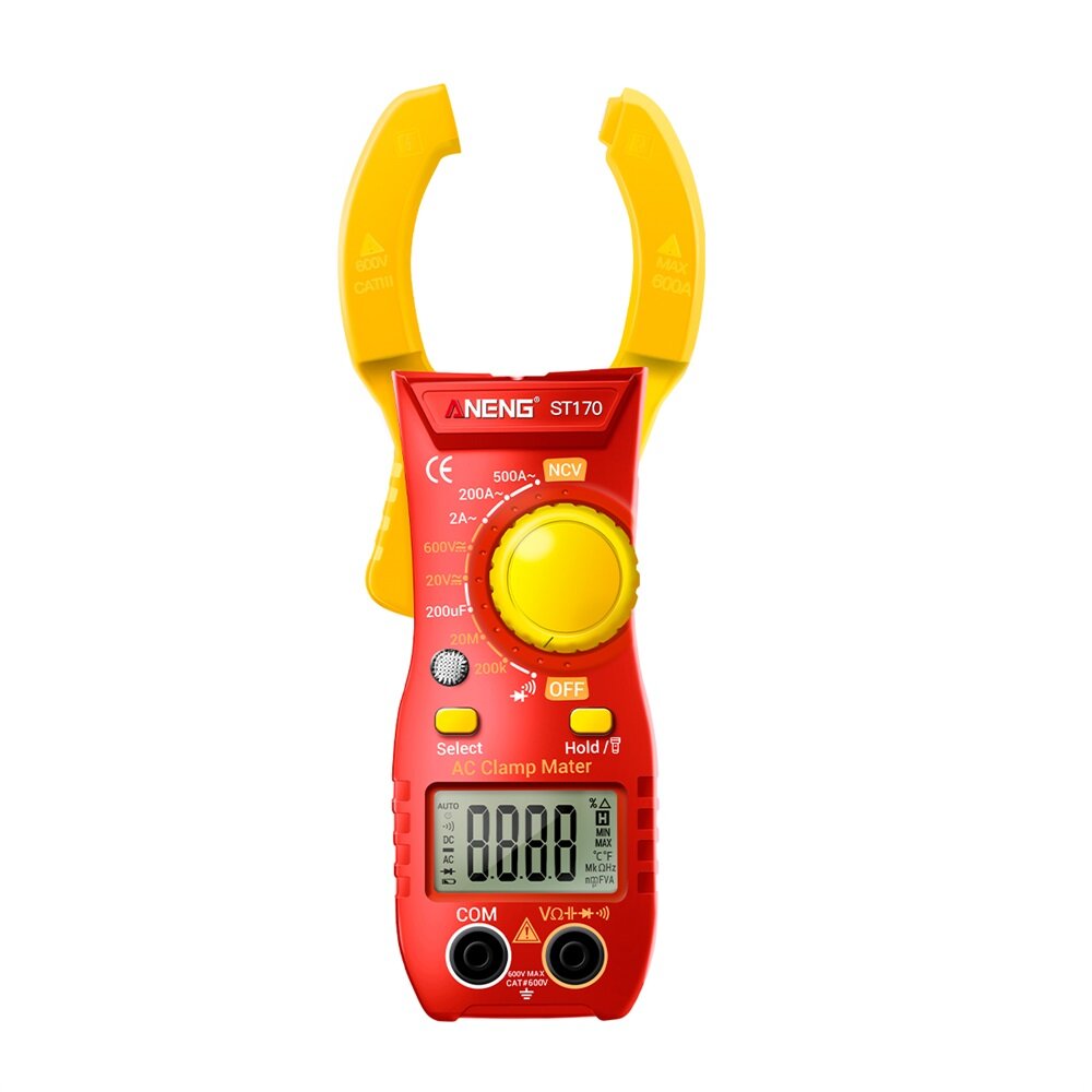 1999 Counts Digital Clamp Meter AC Current Multimeter Diode Current Voltage Capacitance NCV Ohm Test Tool