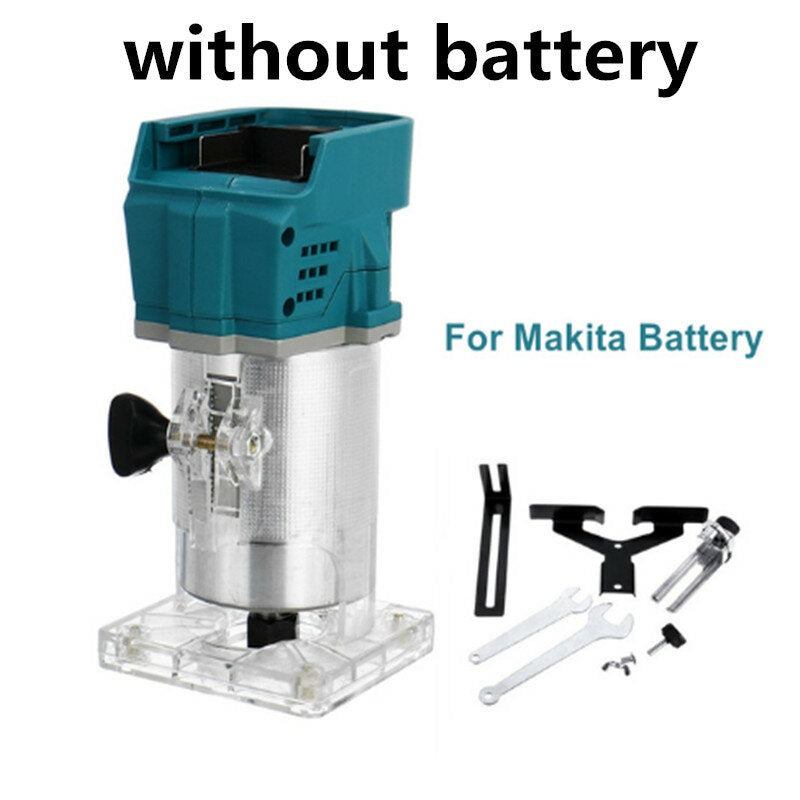 Brushless Rechargeable Electric Trimmer Multifunctional Wood Trimming Machine For Makita 18V Battery