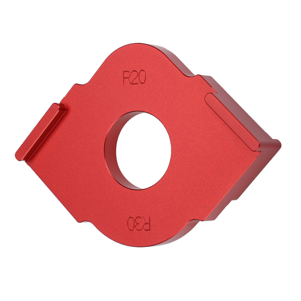 R Arc Template 3-Piece Set - Aluminum Alloy, Accurate Scale, Easy Operation for Wooden Board Trimming, R10-R35