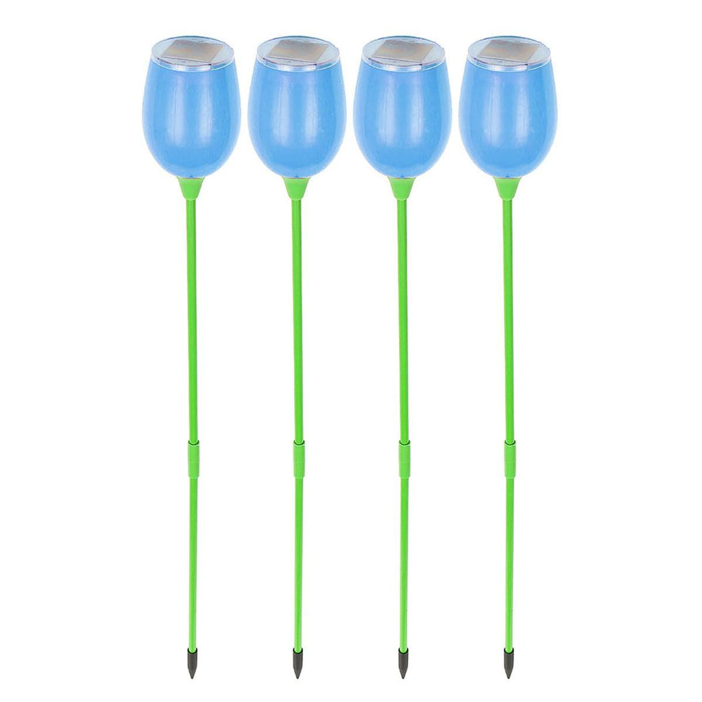 4PCS Solar Power LED Buried In Ground Lights Garden Path Lawn Fence Lighting Lamp