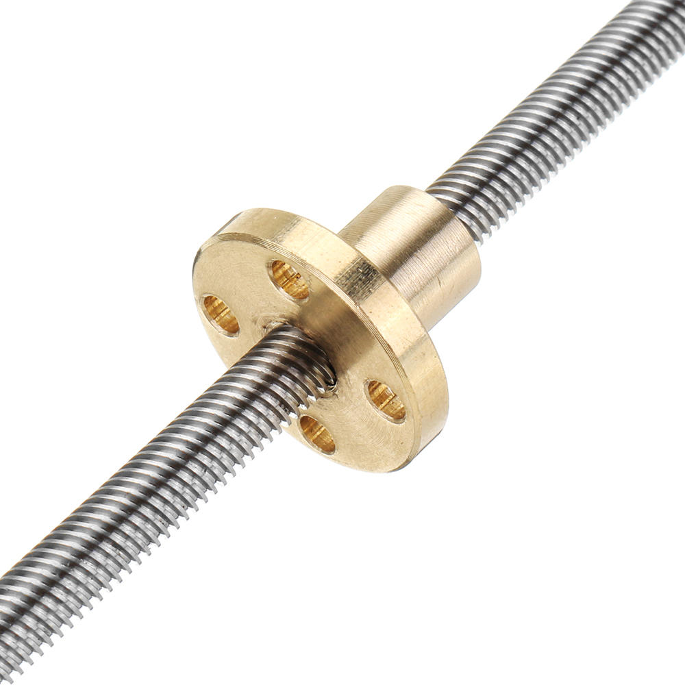 T6 Lead Screw 300mm Length 6mm Thread 1mm Pitch Lead Screw with Copper Nut