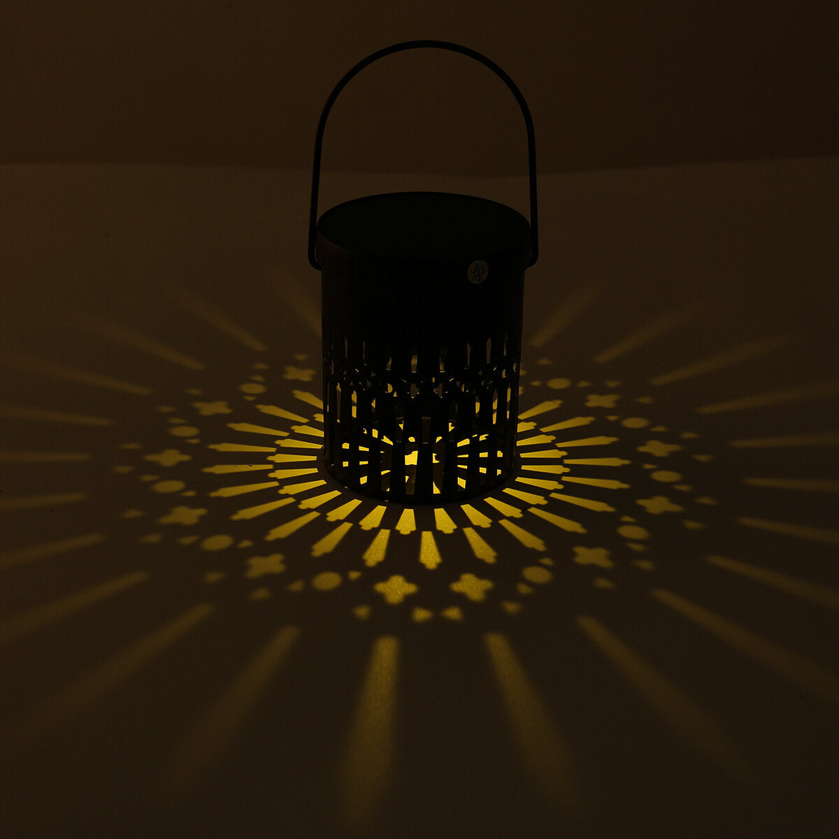 Outdoor Solar Lantern Light LED Solar Metal Lights Waterproof Hanging Lamp