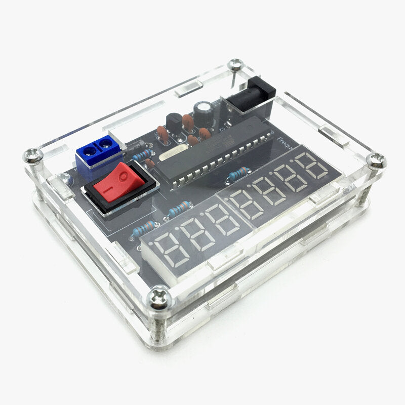 AVR High Precision Frequency Meter Measurement Production Kit DIY 0.45HZ-10MHZ with Shell