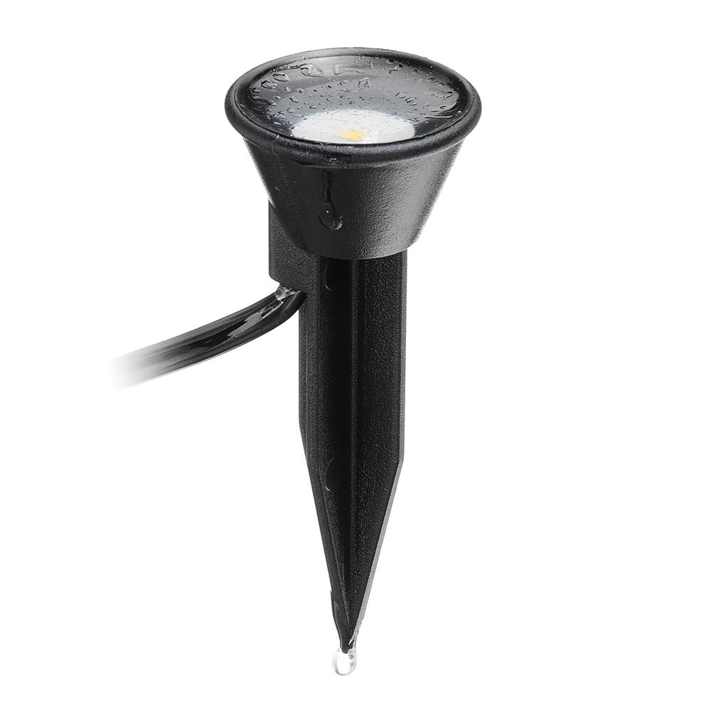 Solar Powered Dual Spot Light Outdoor Garden Landscape Spotlight Yard Lawn Lamp