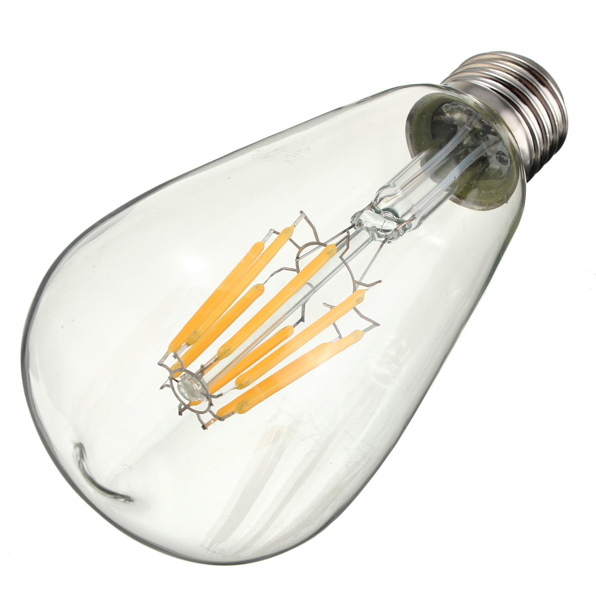 E27 ST648 Warm White Vintage Edsion Non-dimmable LED COB Light Bulb AC85-265V