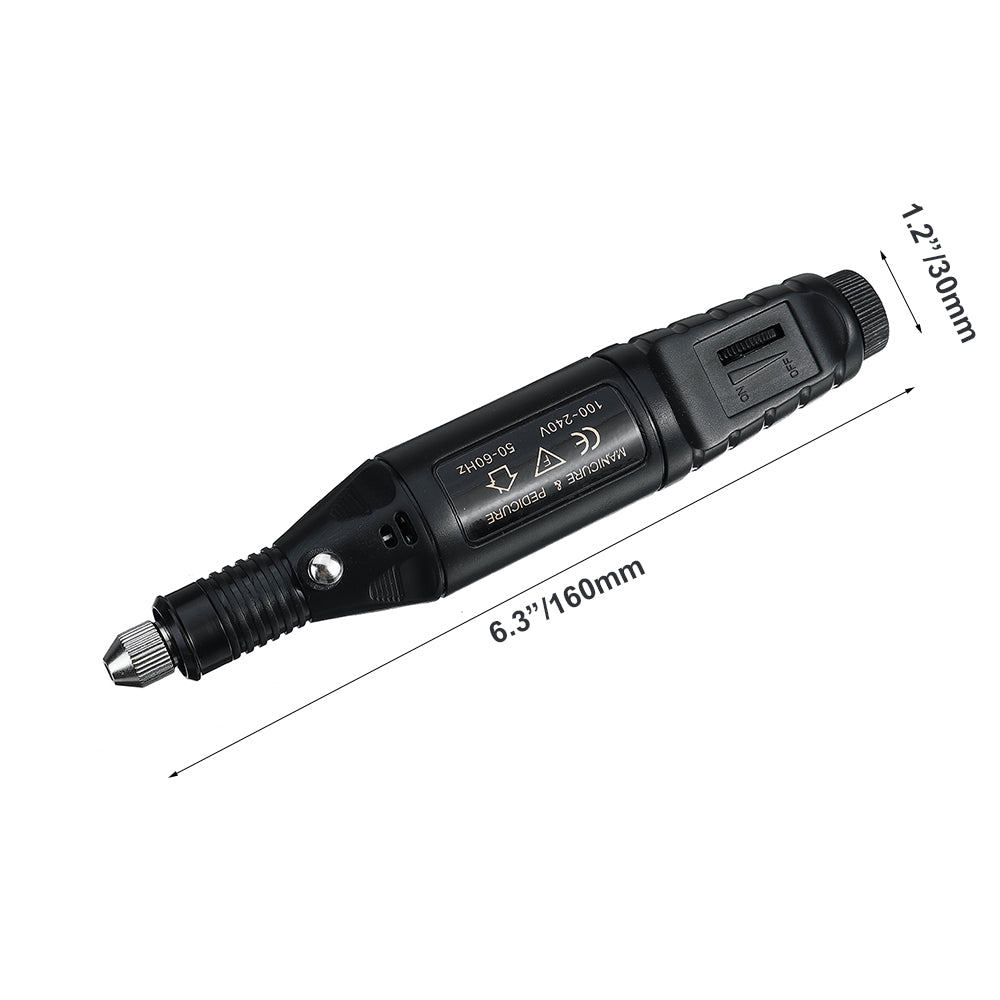 9V 500MA 6 Grinding Heads + 6 Grinding Wheels Speed 20000rpm Mini Electric Sander Grinding Pen