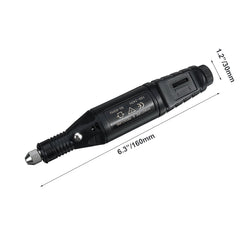 9V 500MA 6 Grinding Heads + 6 Grinding Wheels Speed 20000rpm Mini Electric Sander Grinding Pen