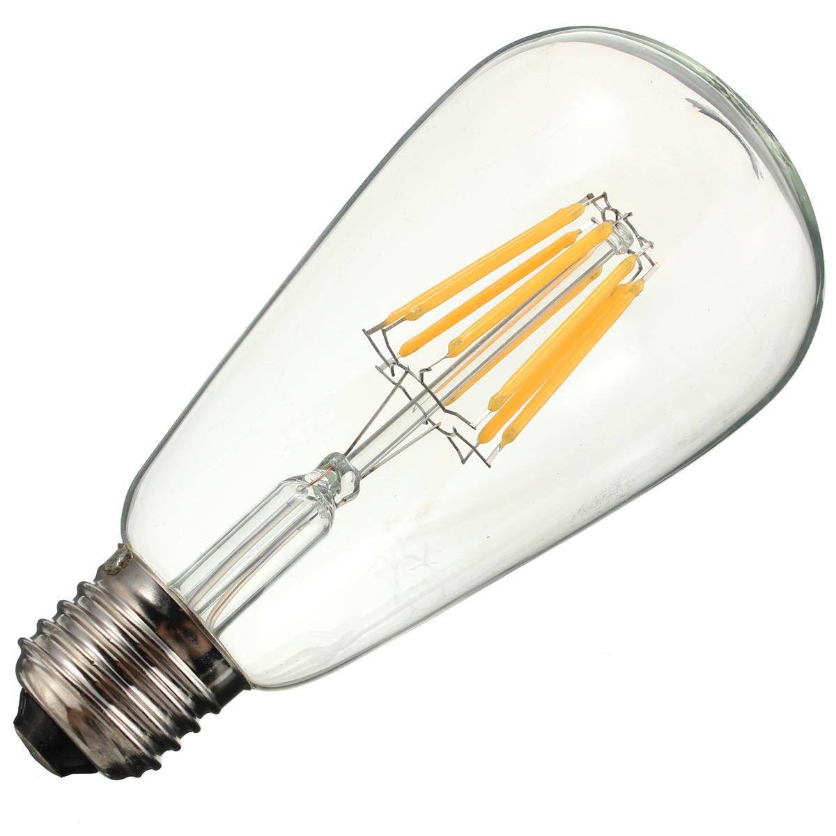 E27 ST648 Warm White Vintage Edsion Non-dimmable LED COB Light Bulb AC85-265V