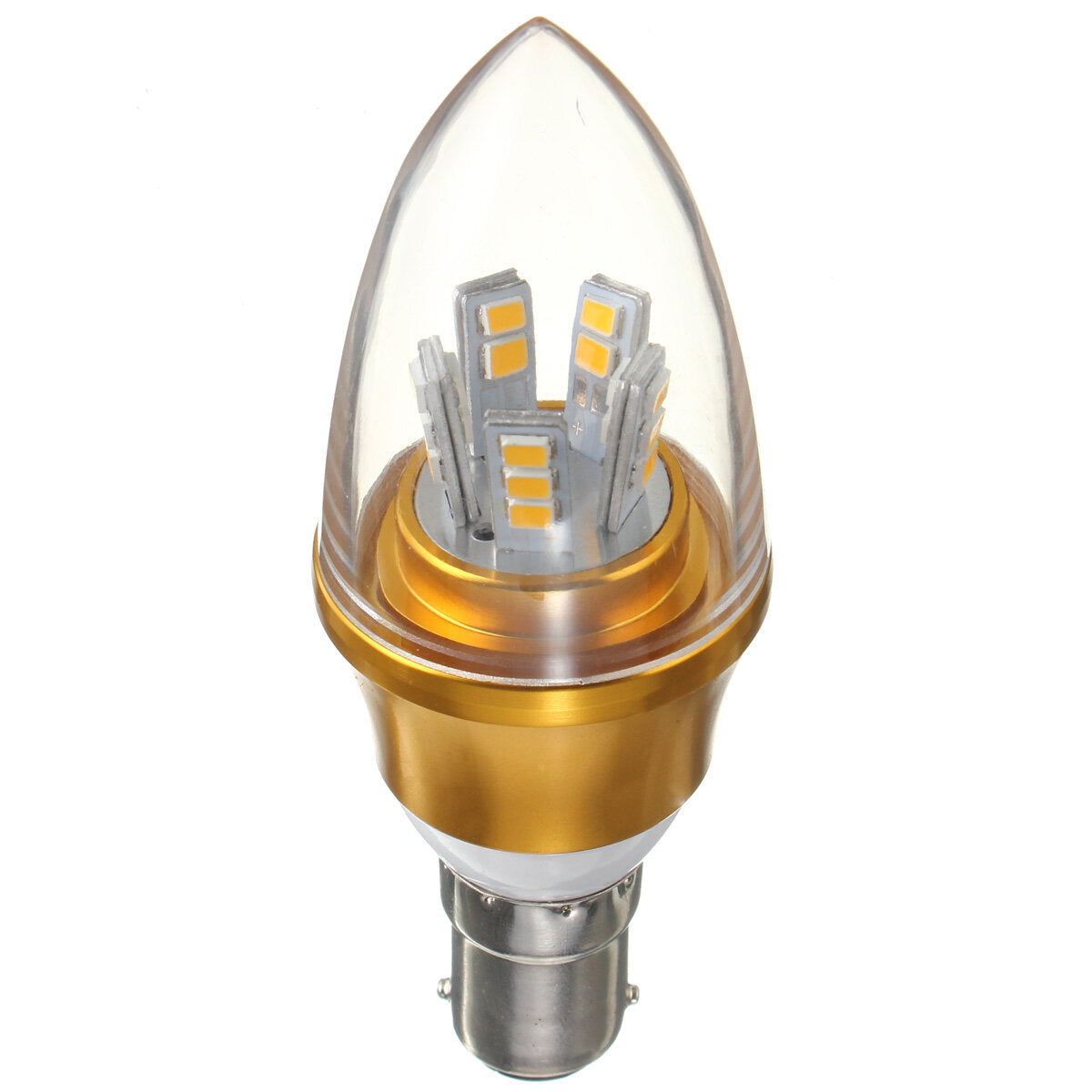 10W 220V Dimmable LED Candle Shape Light Bulb for Home Chandeliers Desk Lamp Wall Sconce