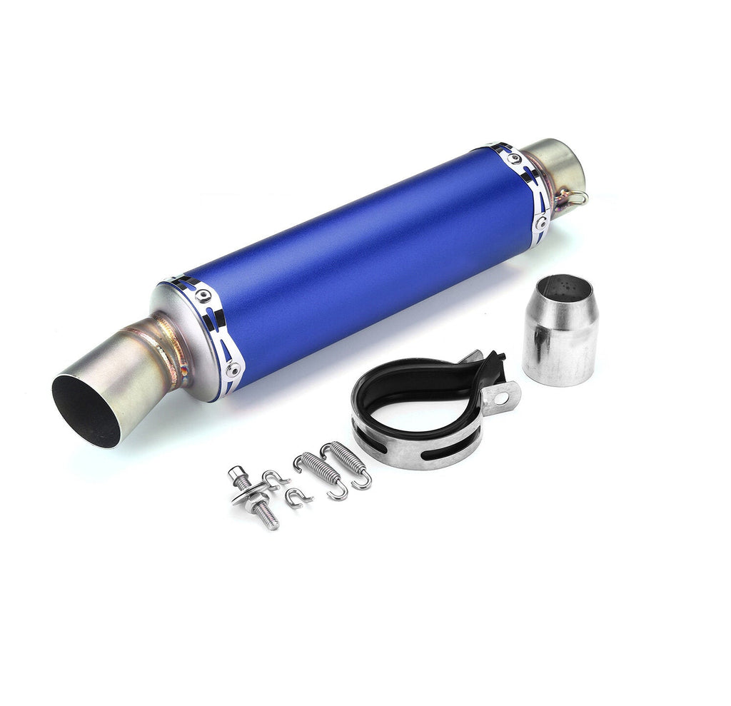 51mm Rear Tail Motorcycle Exhaust Muffler Pipe Stainless Steel Universal