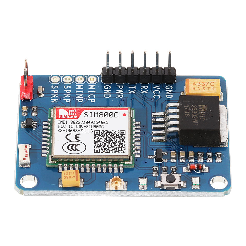 GPRS GSM Module SIM Wireless Module TTL Development Board Replace SIM900A with 2.4G IPX Antenna