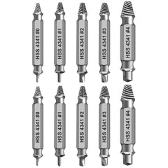 10 PCS Remover Damaged Screw Extractor 2In1 Drill Bit Broken Head Tool
